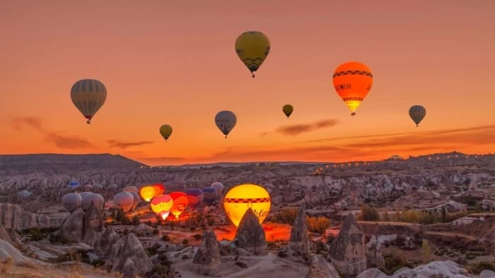 Kapadokya’da balon turlarında rekor kırıldı!